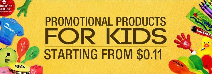 Promotional Produtcts For Kids