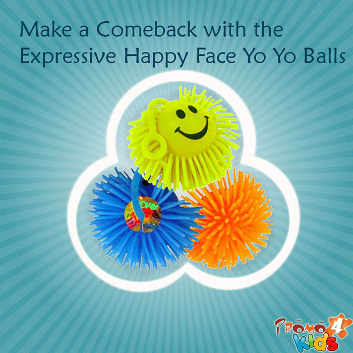 Make a Comeback with the Expressive Happy Face Yo Yo Balls